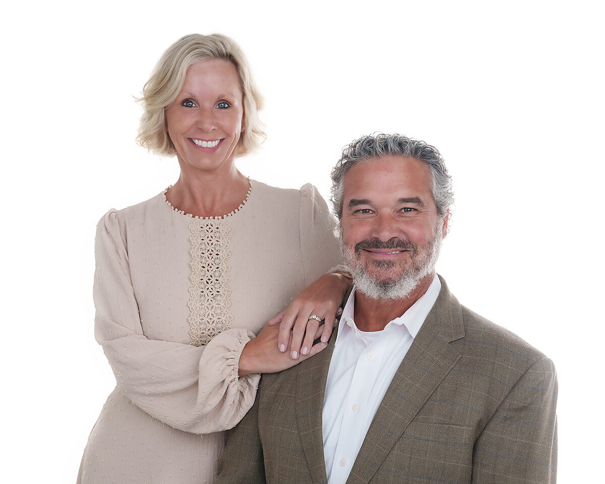 jesup real estate couple photographed in studio together