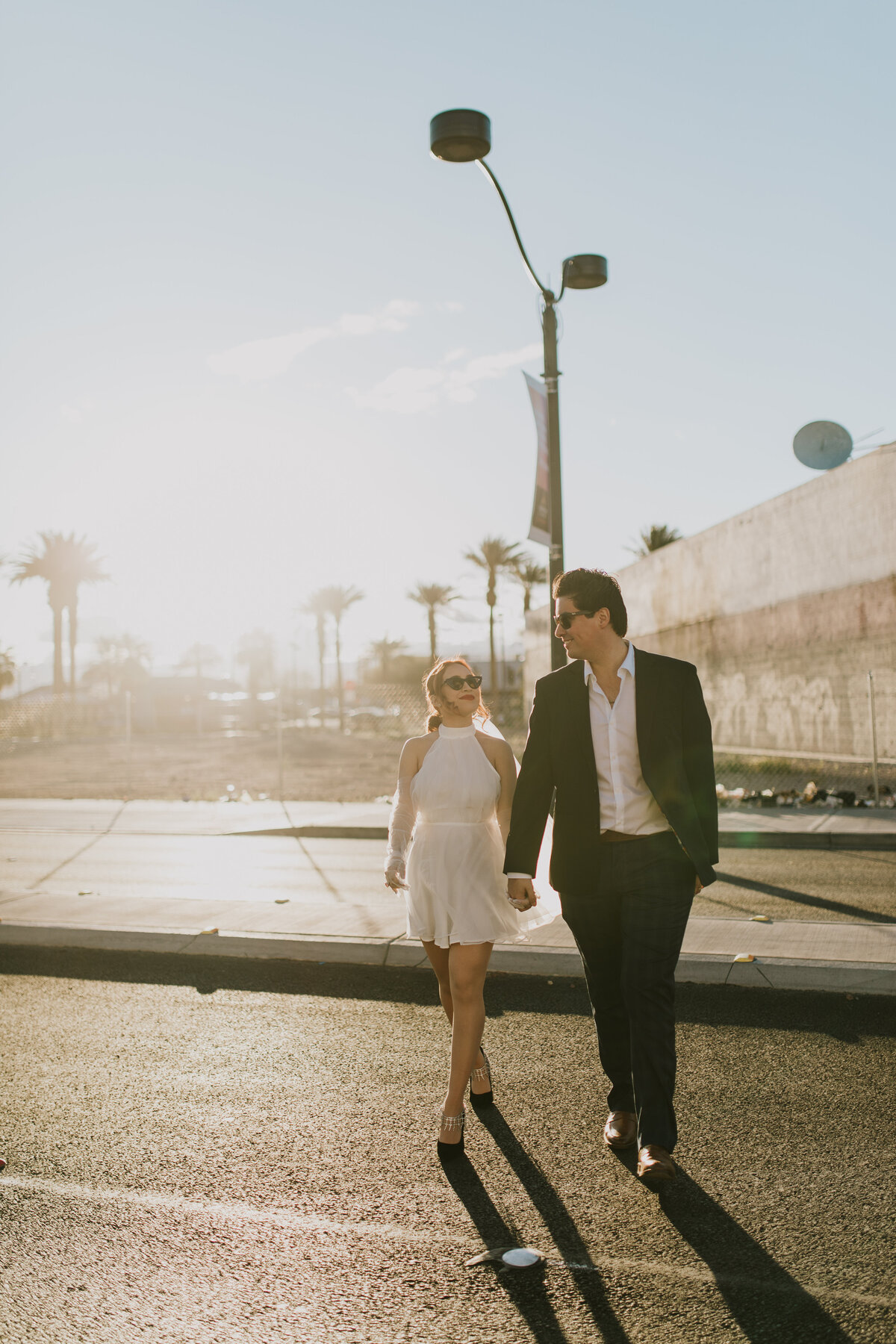 downtown engagement photos in texas