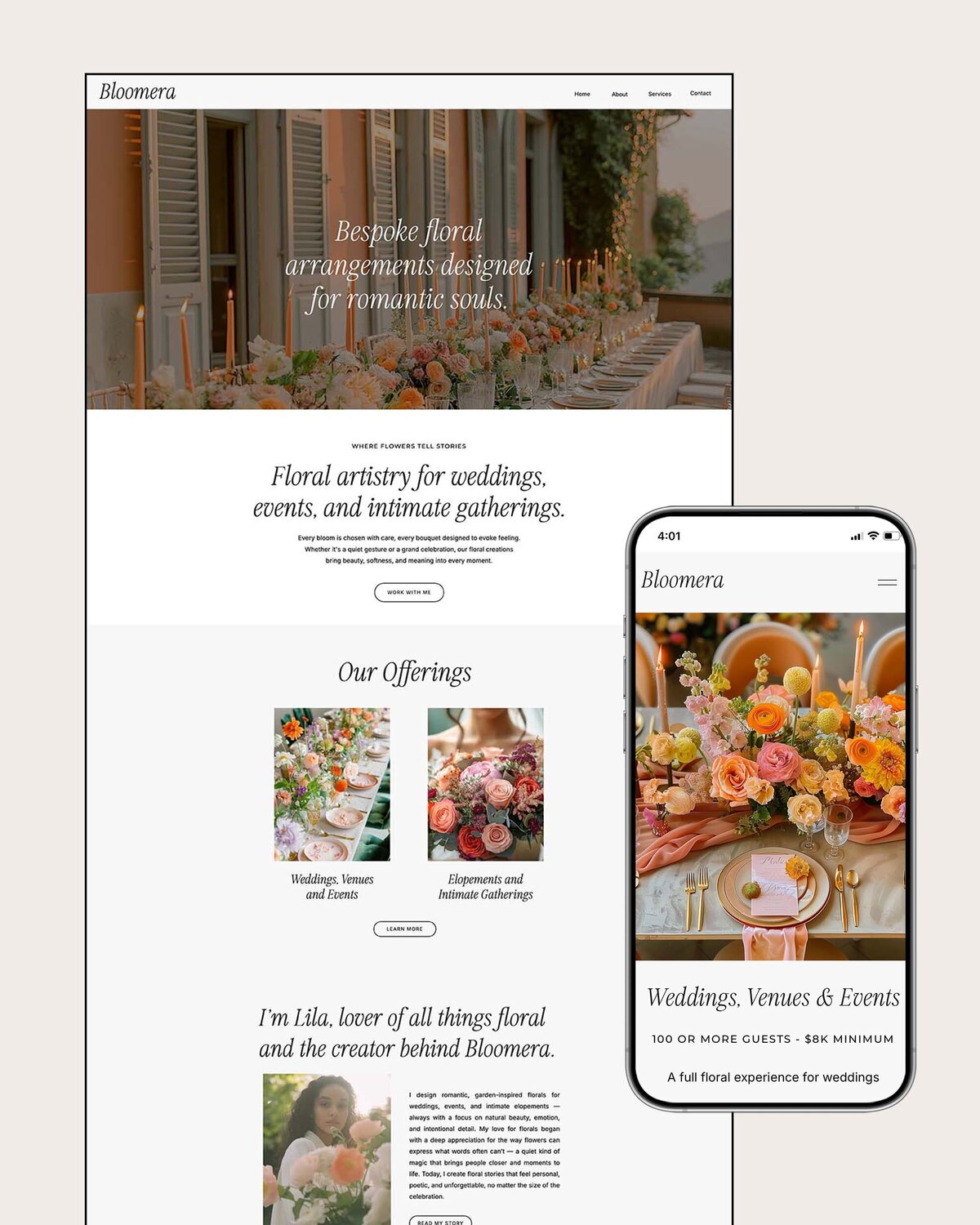 Bloomera - Portfolio Cover