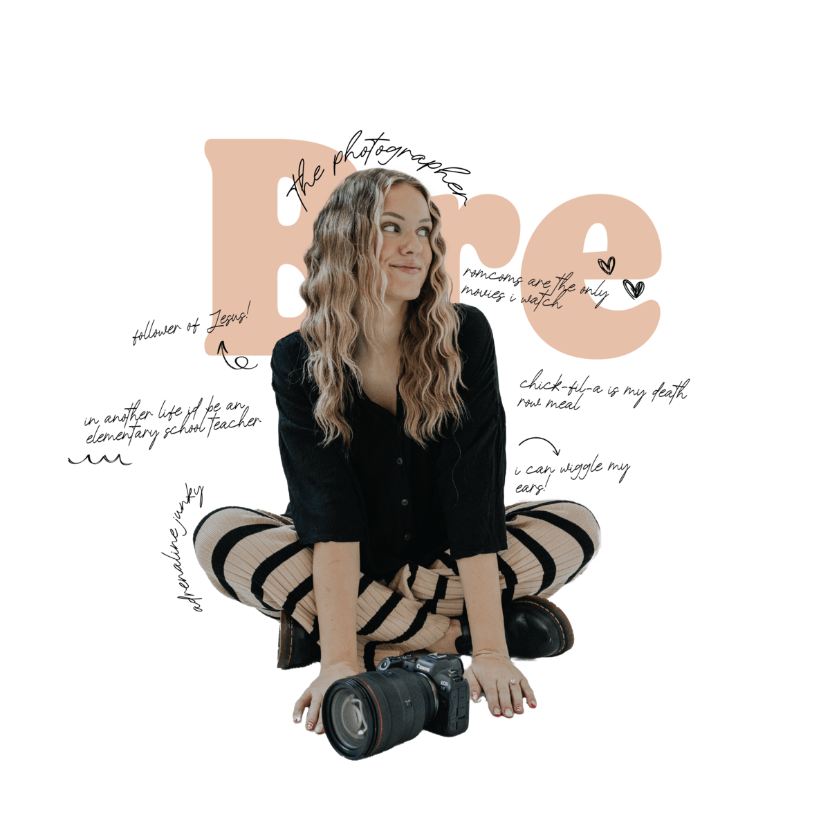 Bre, cutout, surrounded by facts