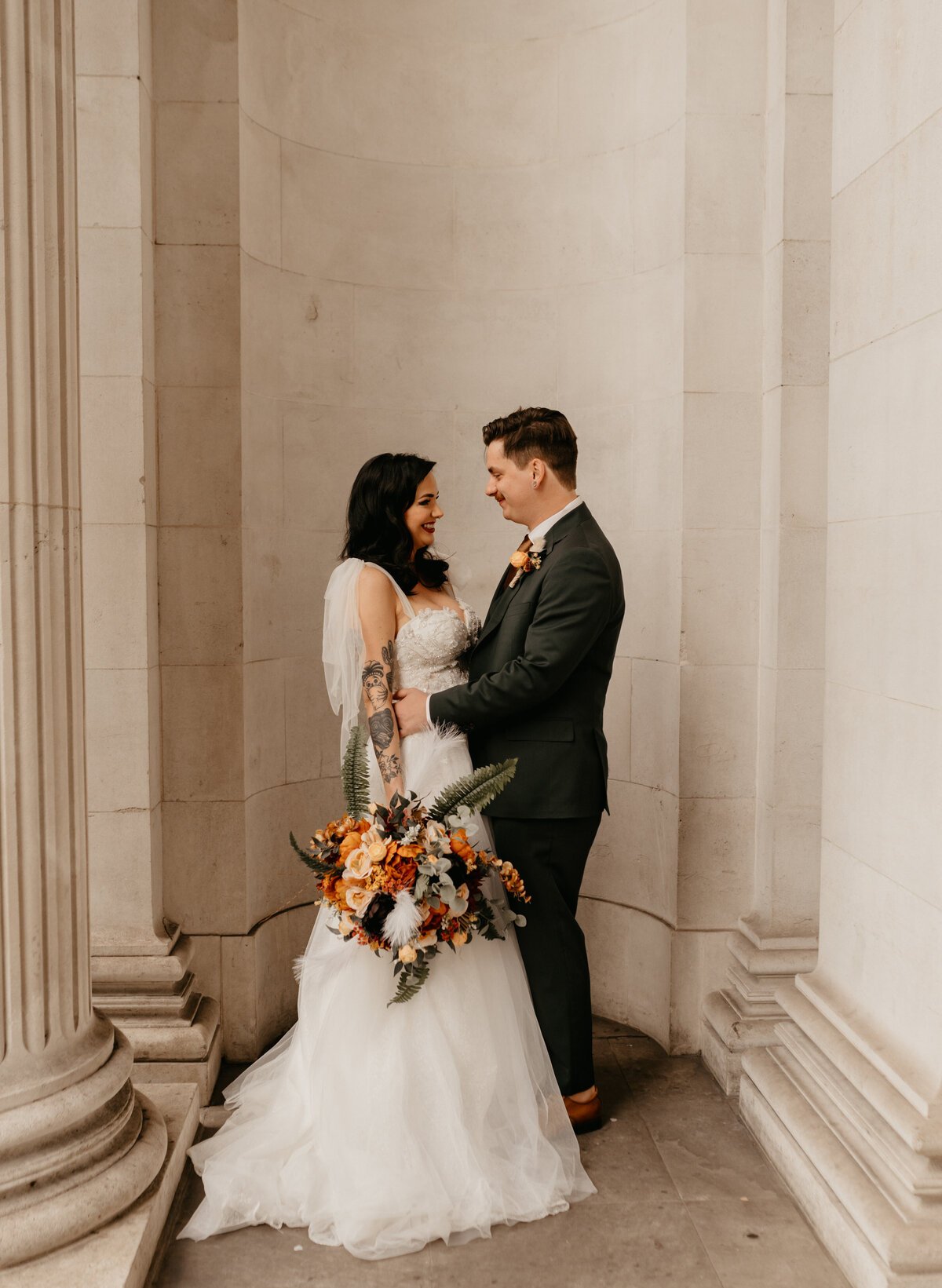 London wedding elopement at The Old marylebone town hall-572