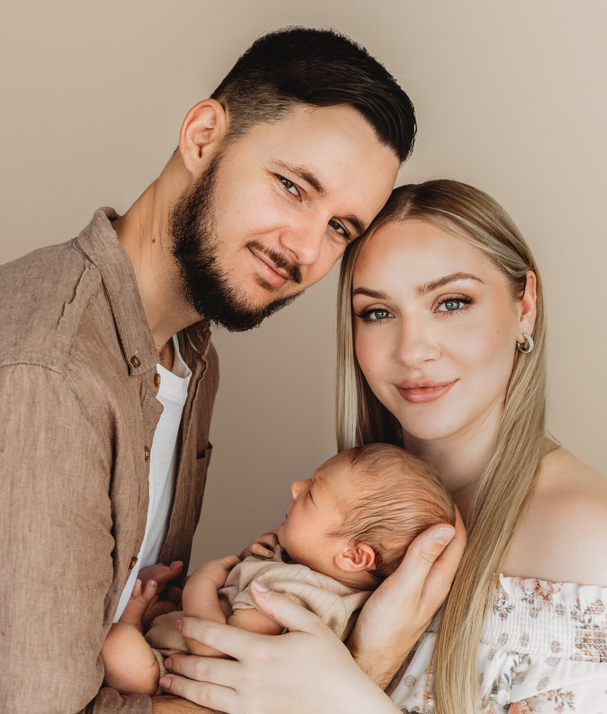 first time parents with baby boy