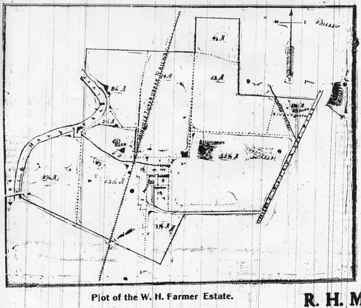 14. Original Survey of Land Purchased by Wirt and Alex