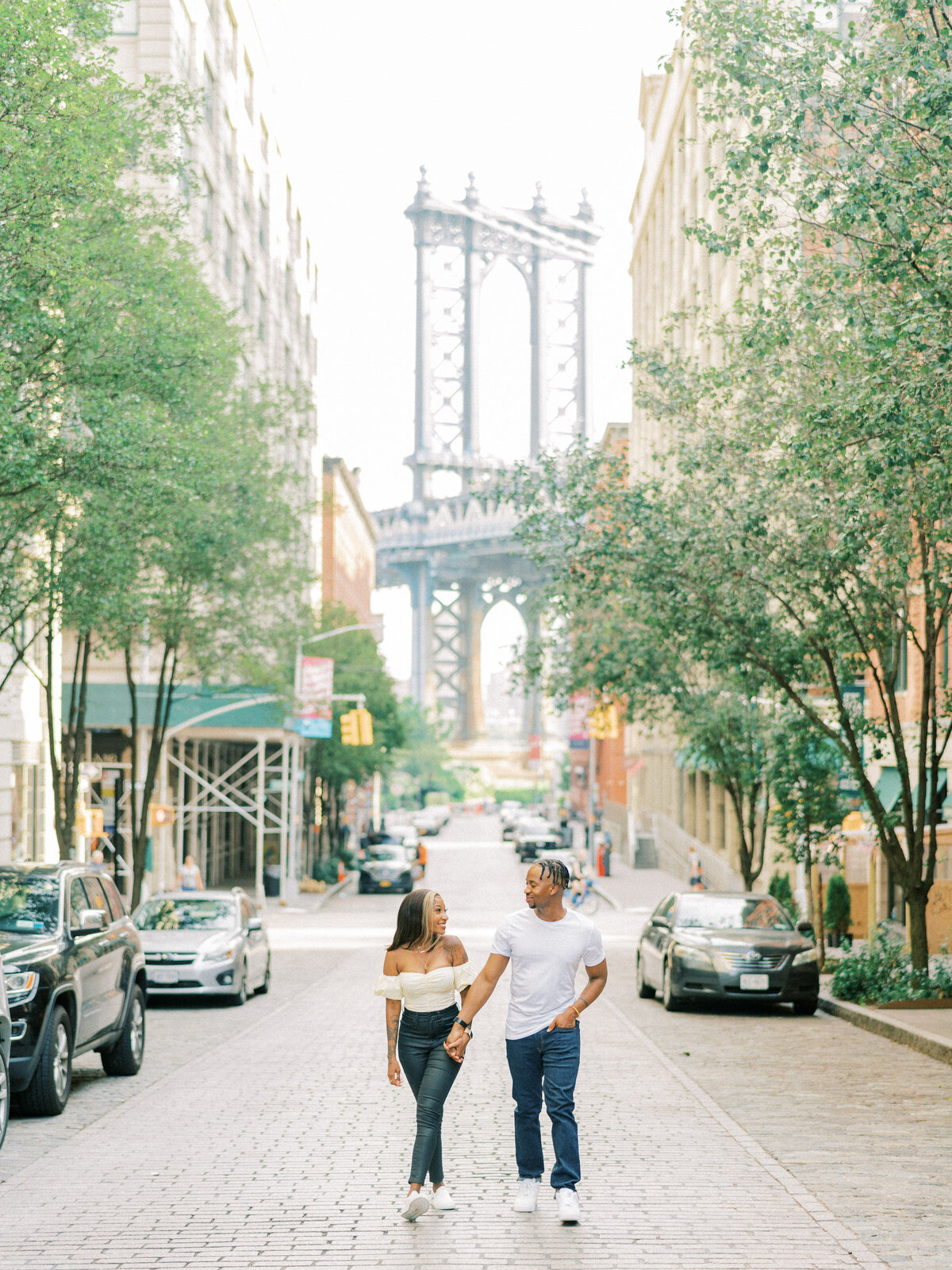 Brooklyn Bridge and DUMBO Sunrise, Engagement Session | Amarachi Ikeji Photography 01