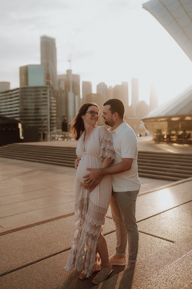 Sydney Opera House Maternity Shoot Couple Session Holiday photos-11