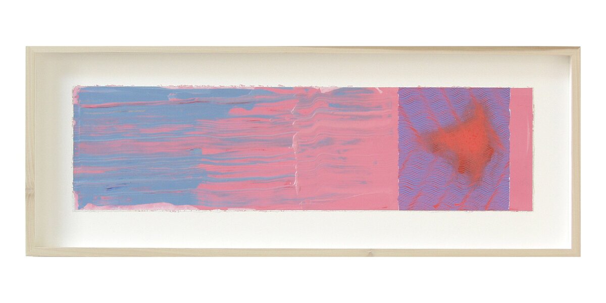 Re-Entry Home Run 5, 2008 Oil on paper 45 x 119 cm_11zon