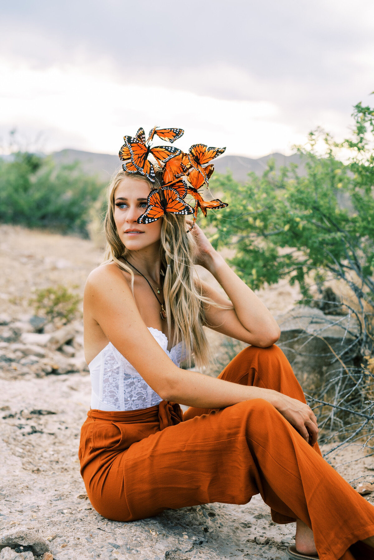 Floral Headpiece - Kristen Kay Photography - MyloFleur Florist-3745