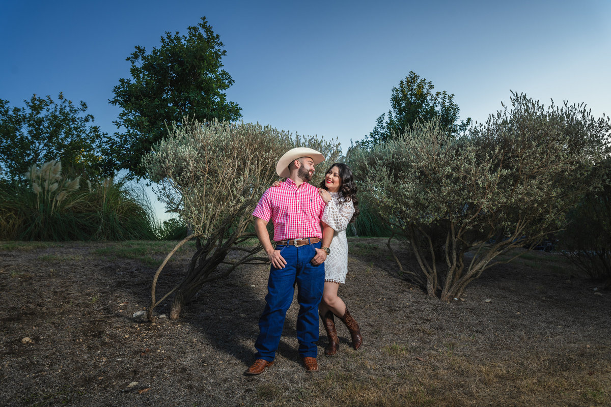 Texas Old Town Engagement Session
