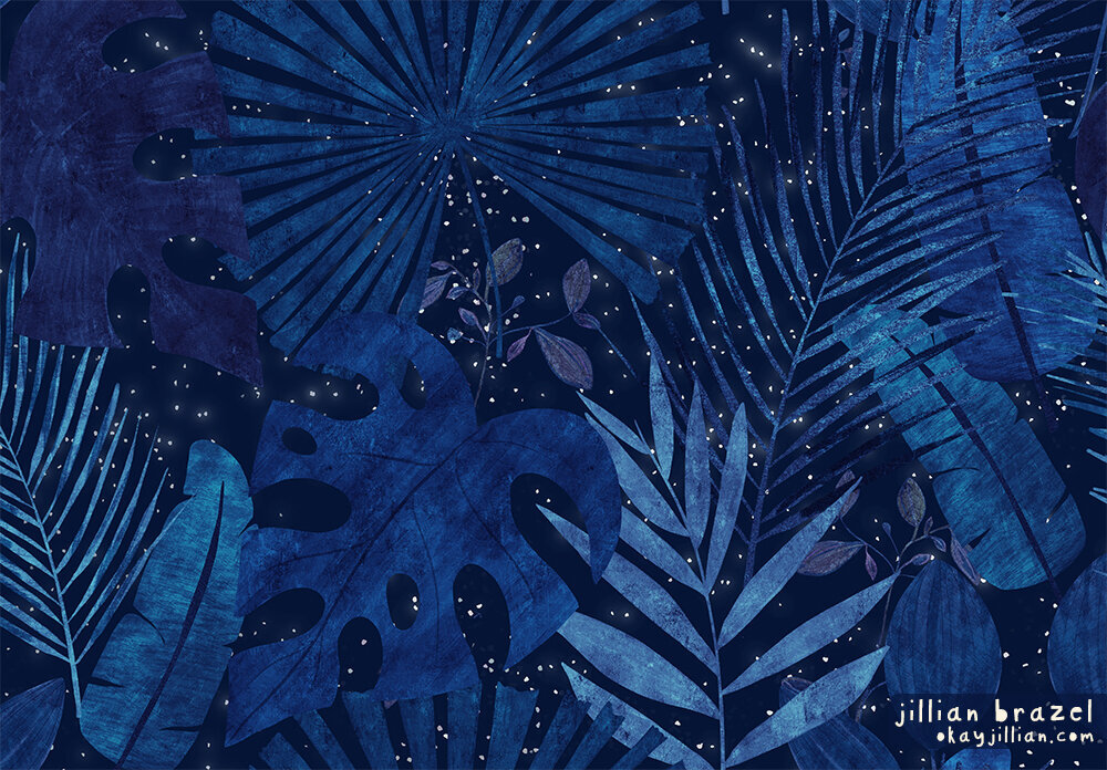 moody-tropical-blue-stars