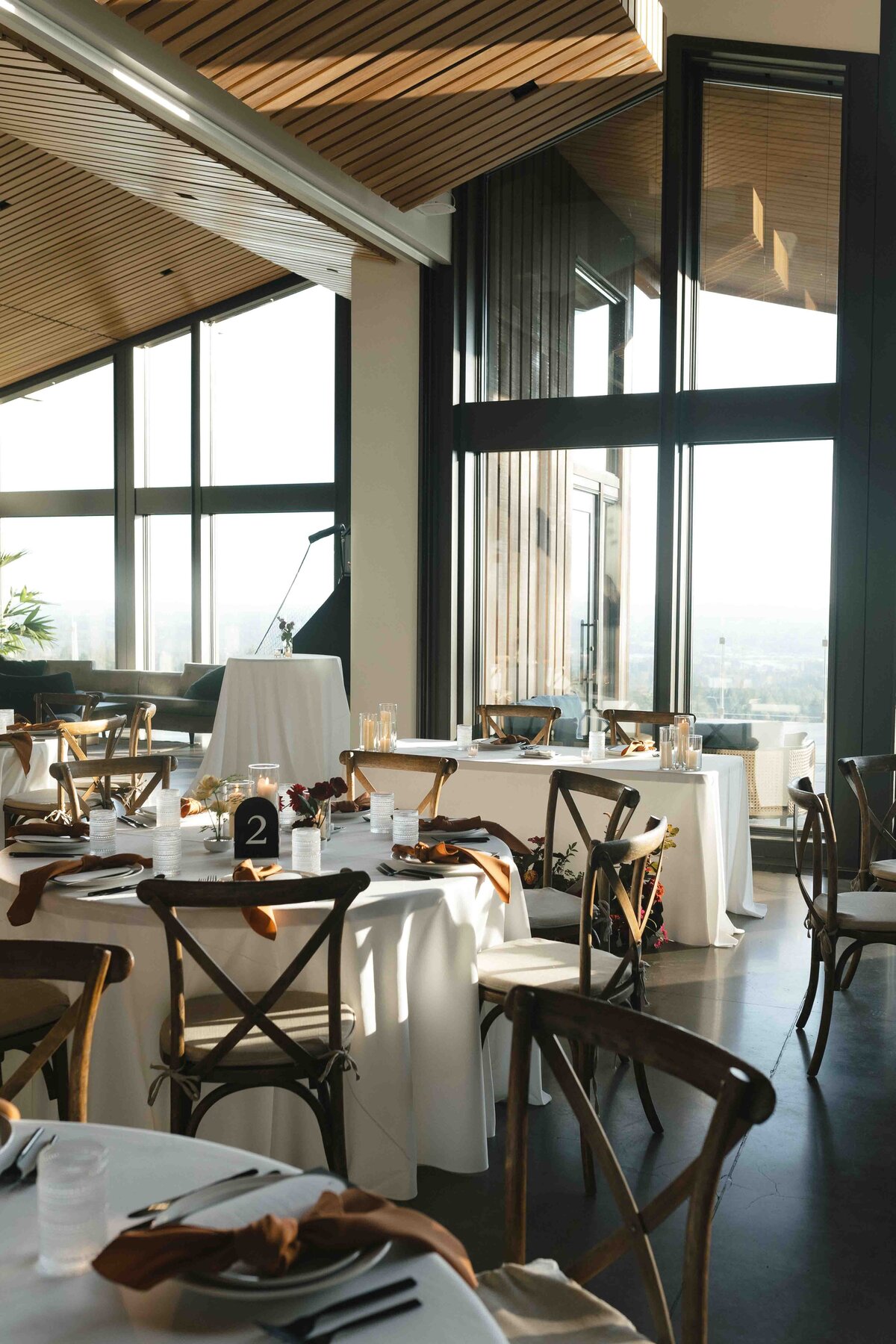 Wedding reception at Amaterra Winery in Portland