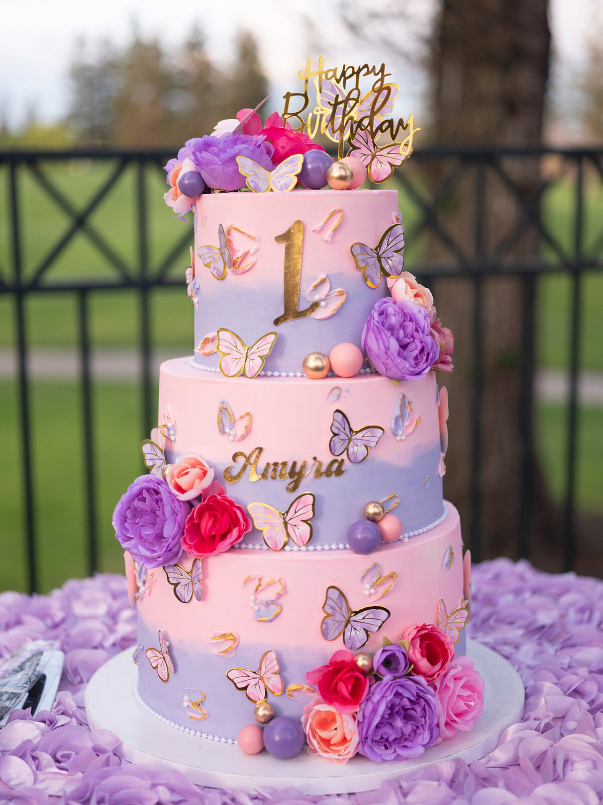 butterfly-themed-first-birthday-cake-san-francisco