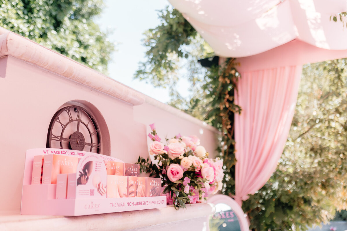 Cakes Body influencer event by The Works Collective | experiential event design in Los Angeles.