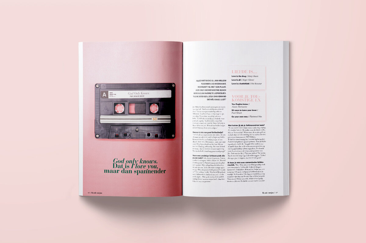 Magazine Ik ook van jou ontwikkelt voor EFT in opdracht van Mediawater. Begeleiding, productie, redactie en ontwerp magazine door Bladkamer.