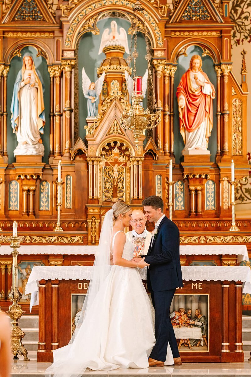 Wedding at St. Boniface with Reception at ECC205