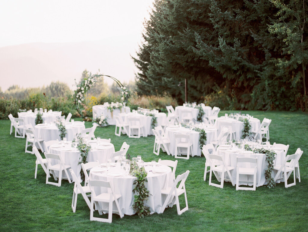 Gorge Crest Vineyard Washington Summer Wedding Ball Photo Co PNW Fine Art Film Wedding Photographer-36