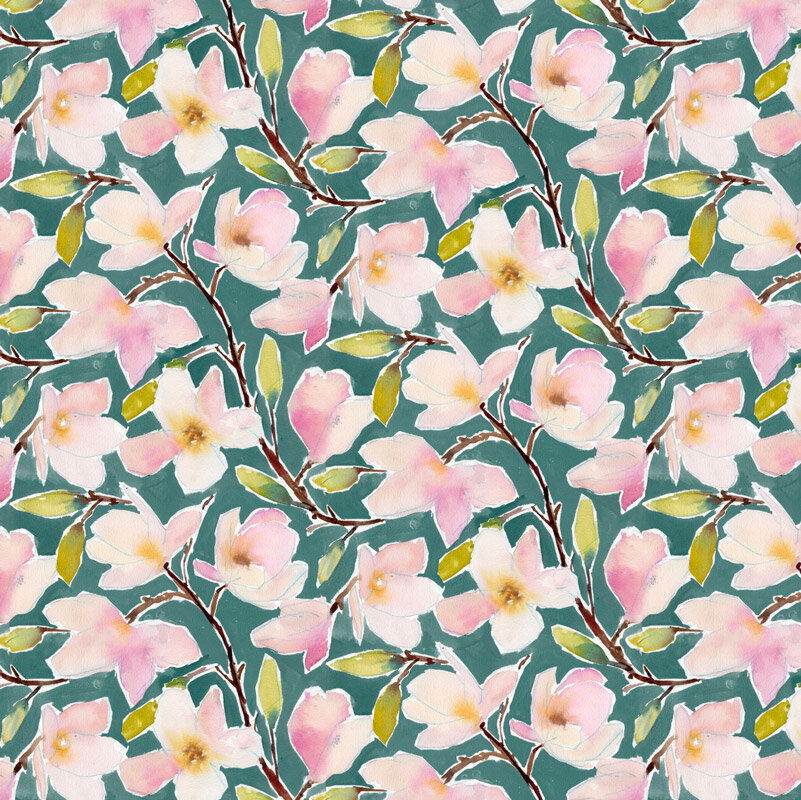 motif-magnolia-aquarelle