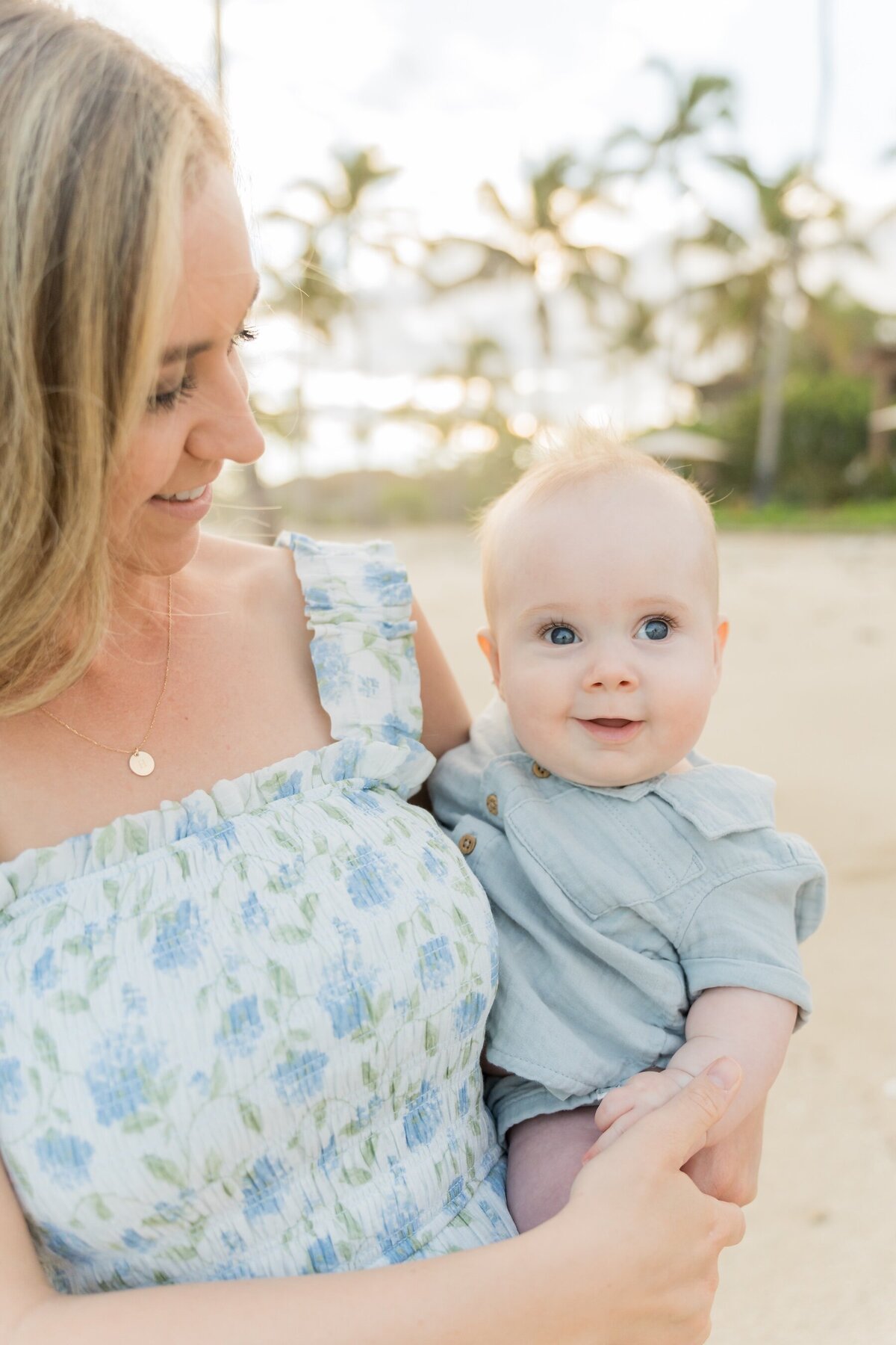 baby photo on the Big Island