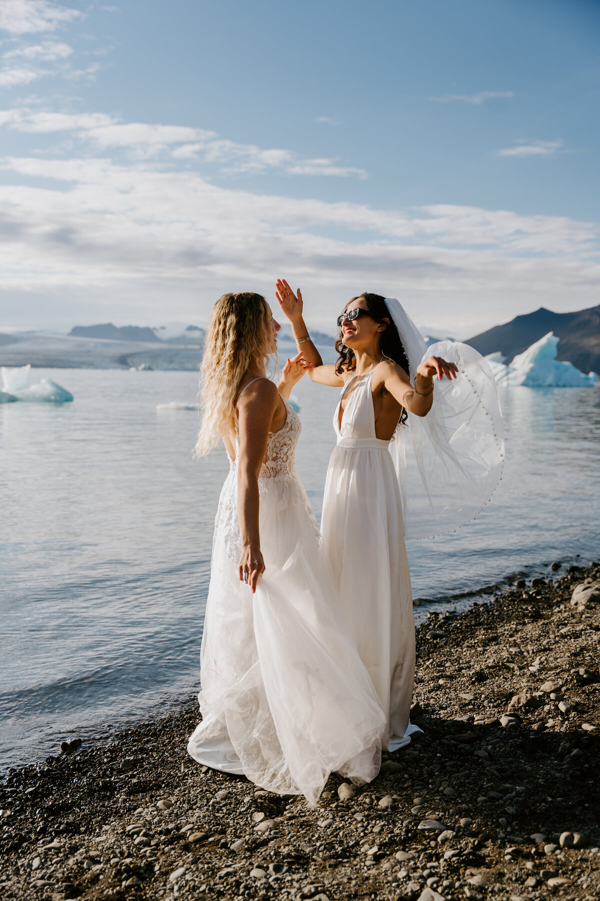 Diamond Beach Iceland Elopement