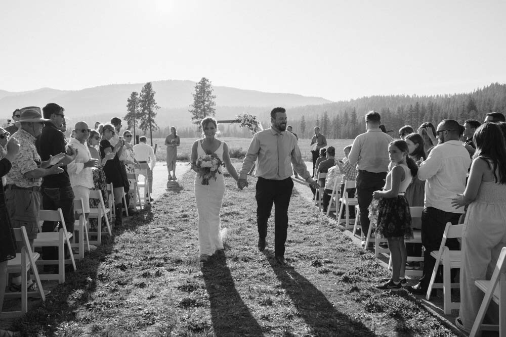 An intimate outdoor wedding and elopement in Spokane, Washington, surrounded by breathtaking scenery and natural beauty.