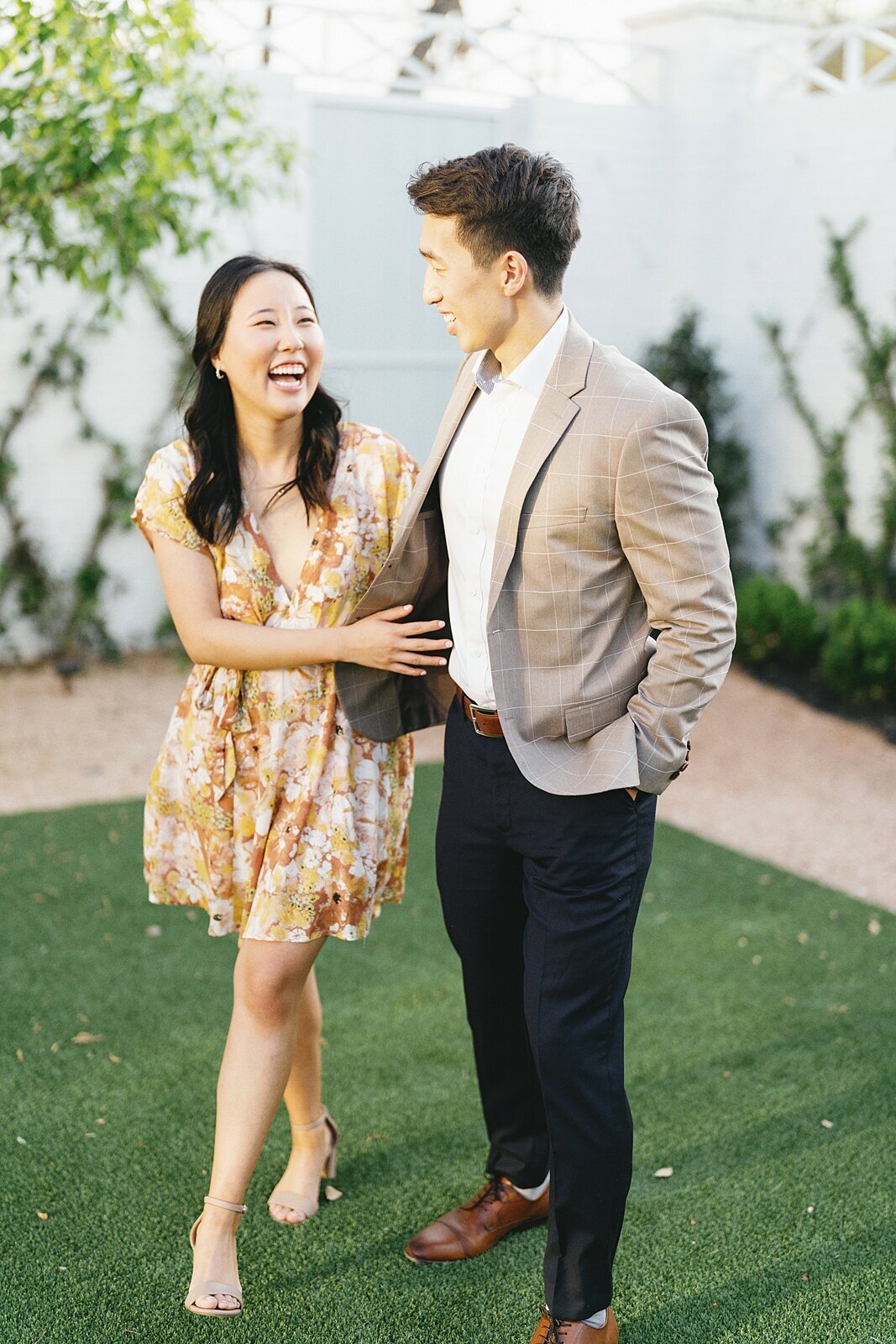 Modern Austin Engagement Photos at the Wish Well House_41