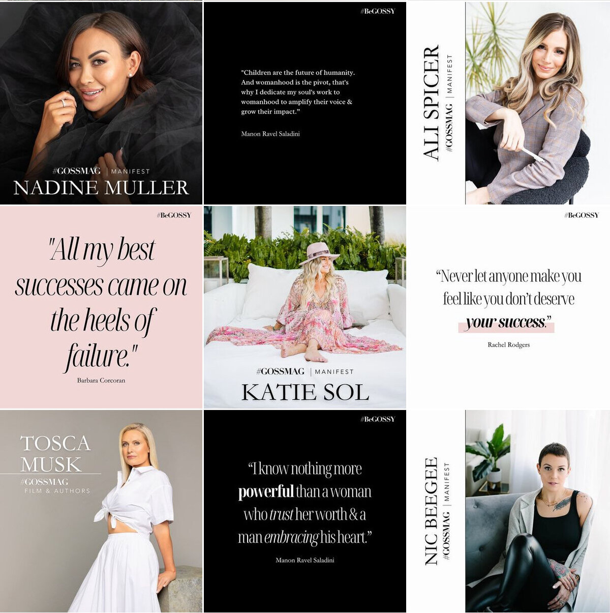Goss Magazine Feed by Erika Maram Design Studio in Raleigh North Carolina