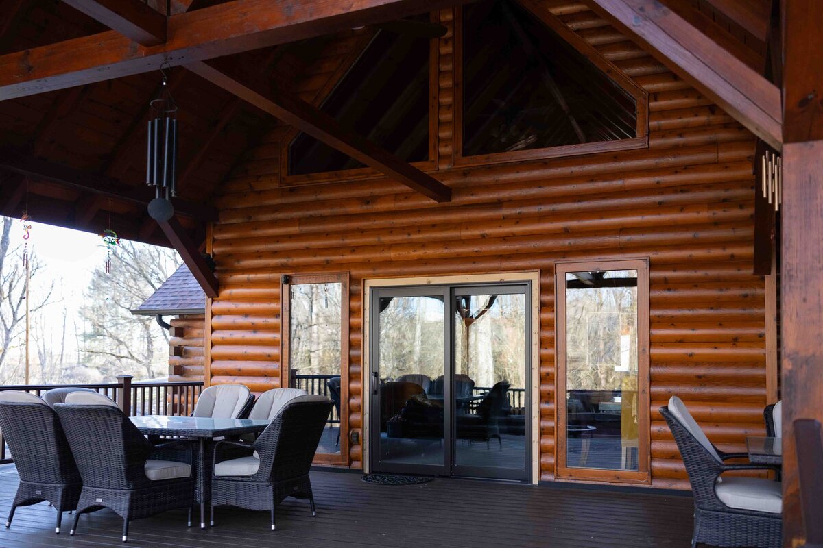 johnson city log home stain contractor j.ross