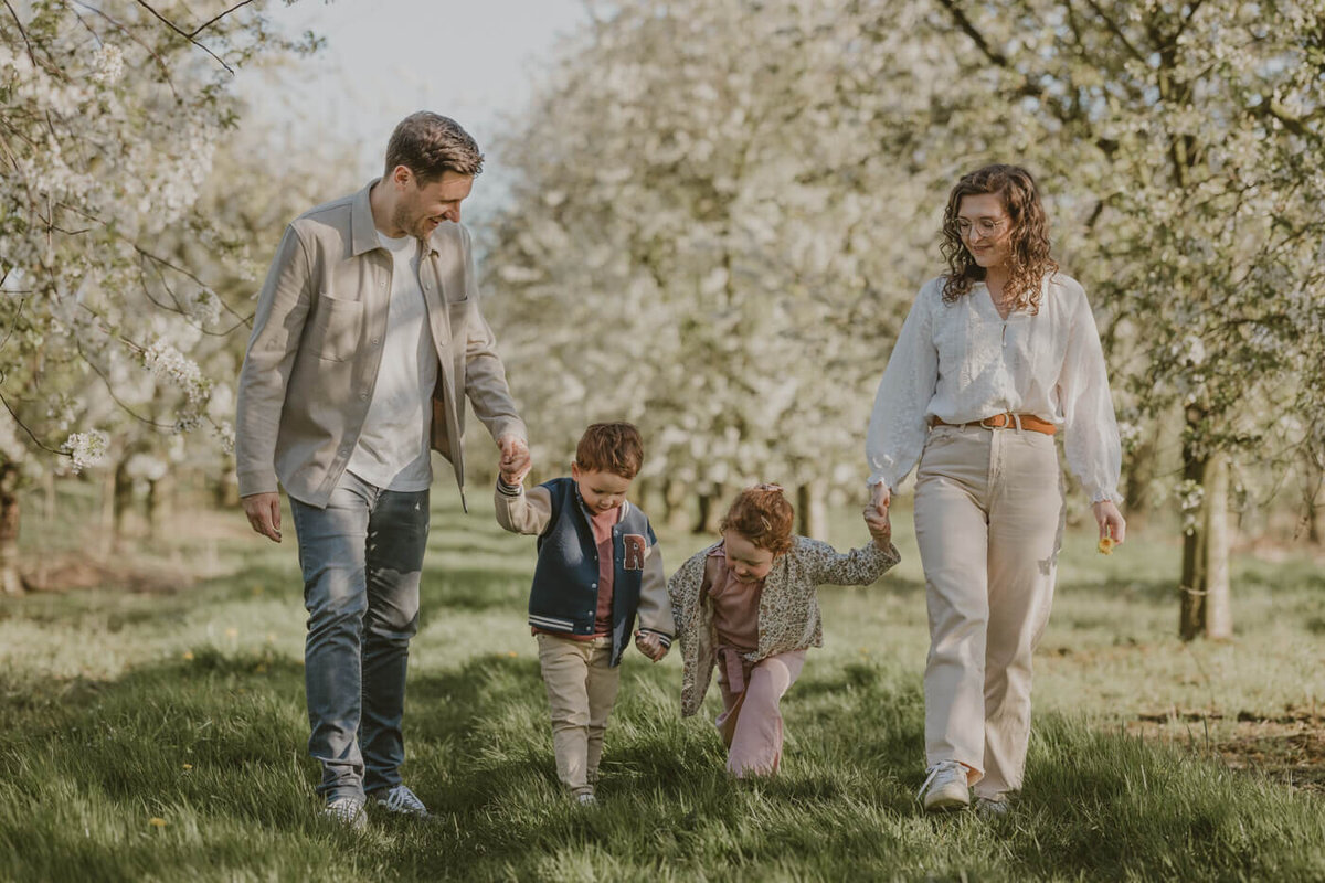 Fotografie Für Elise - gezin familie bloesem 1