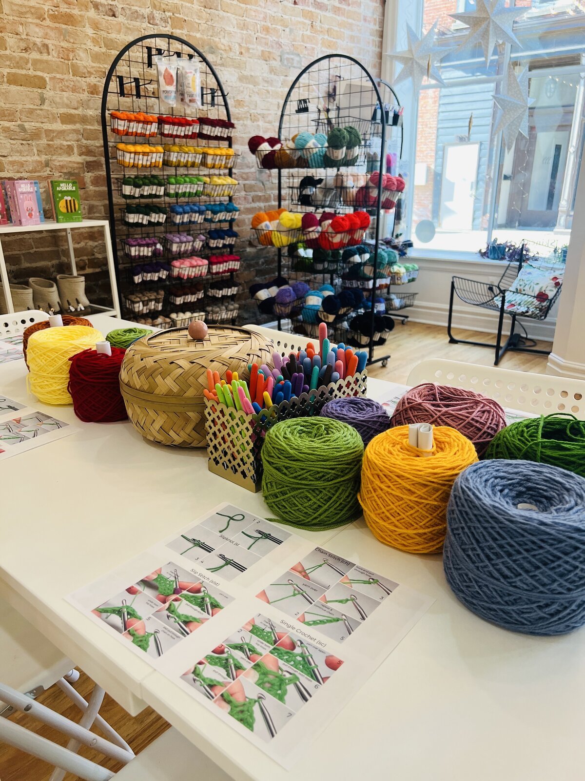 crochet class pic