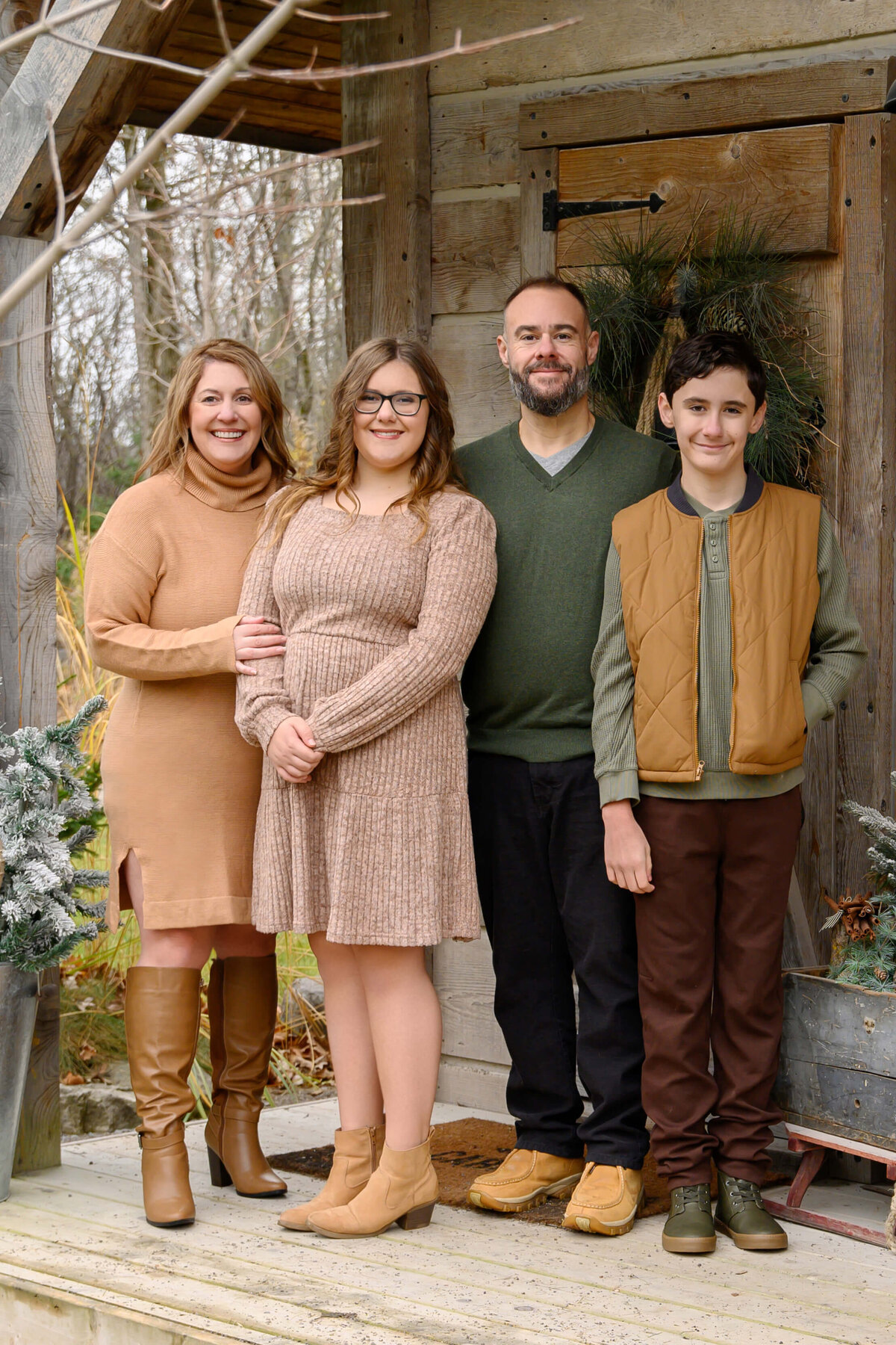 Gibson Family for their Christmas Family Photos