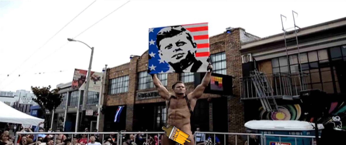 Brent Ray Fraser Performs at Folsom Street Fair 2015 - 04