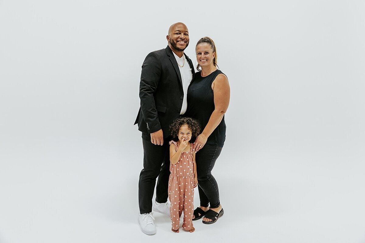 James Russel of Jruckers Productions for Music with his wife and daughter, Talitha and Janelle based in San Diego, California.