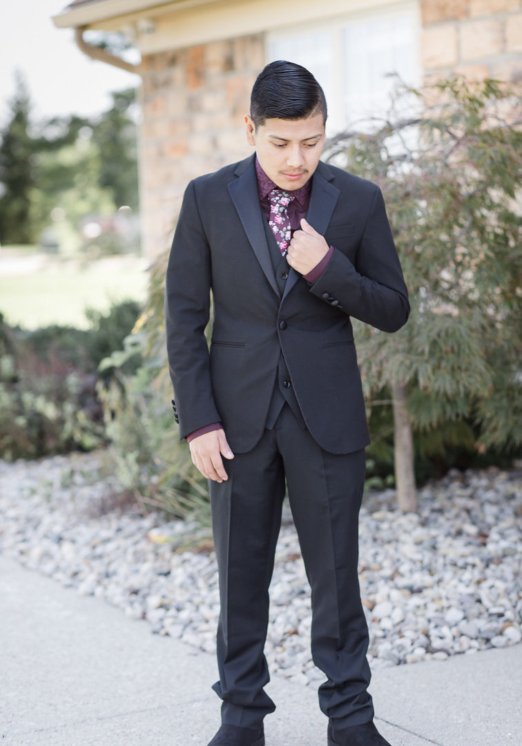 groom on his wedding day