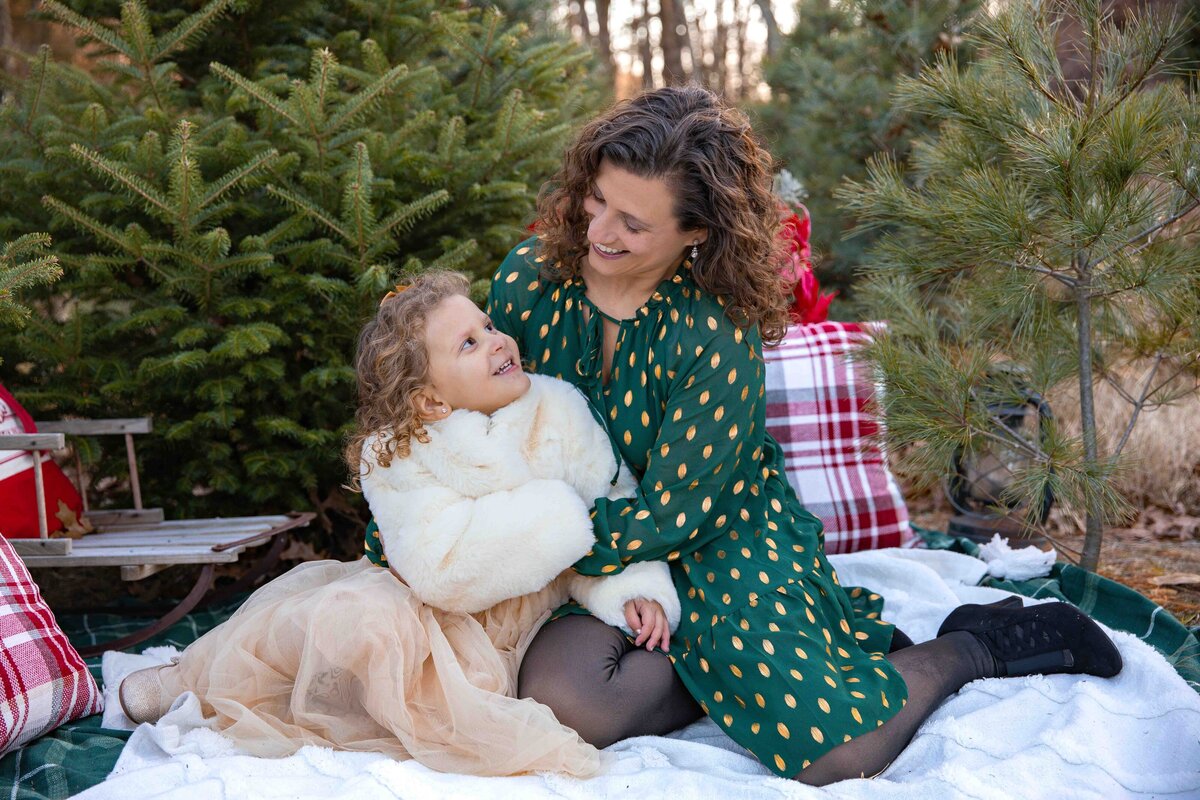 mommy and me christmas photos