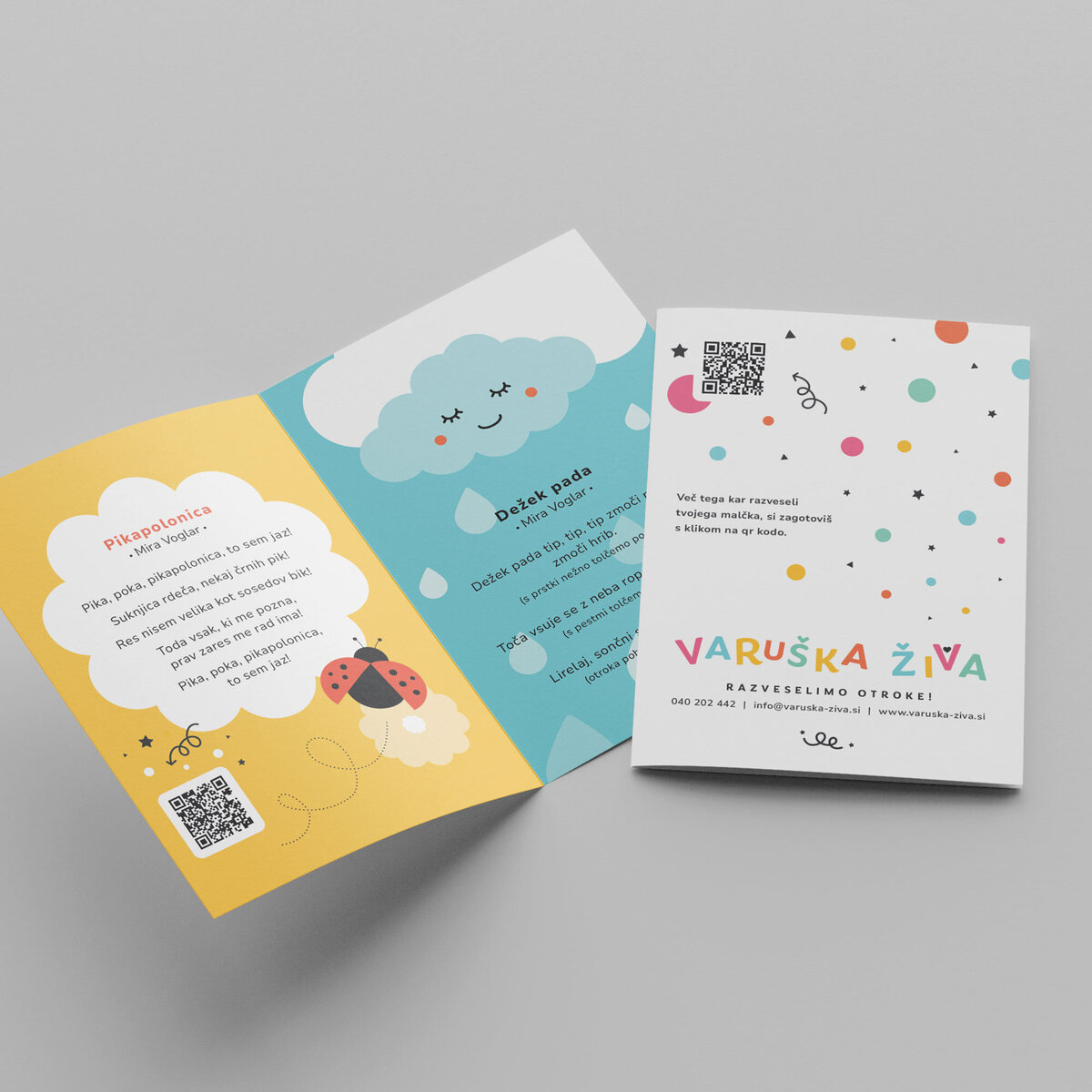 Varuska-Ziva-67-events-for-children-care-animation-promotion-flyer-add-brand-identity-design-Be-spotted-brand-studio