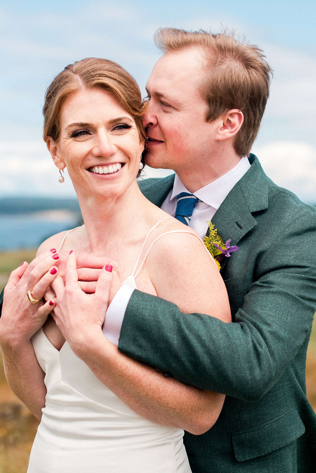 Couple at Roche Harbor Resort Wedding
