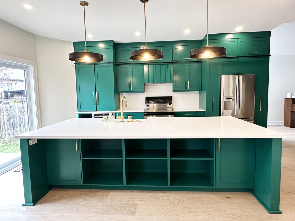 Emerald Green with Envy Kitchen Renovation Interior Design (12)