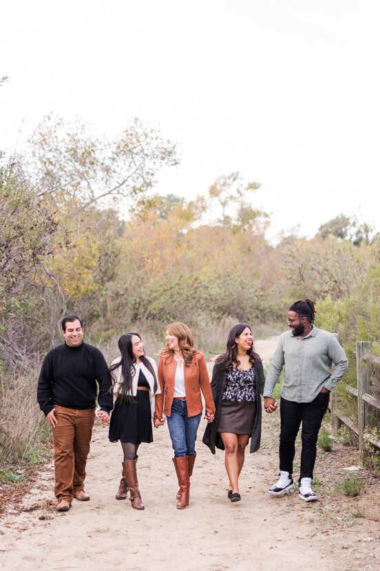 family-with-adult-children-walking-on-path-Bonita-San-Diego