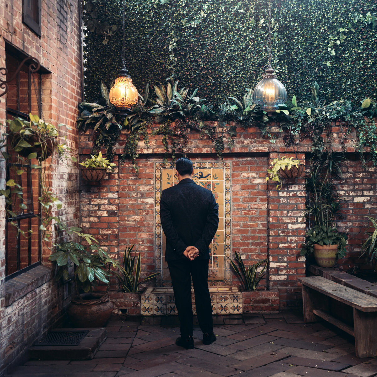 Wedding at Carondelet House, Los Angeles