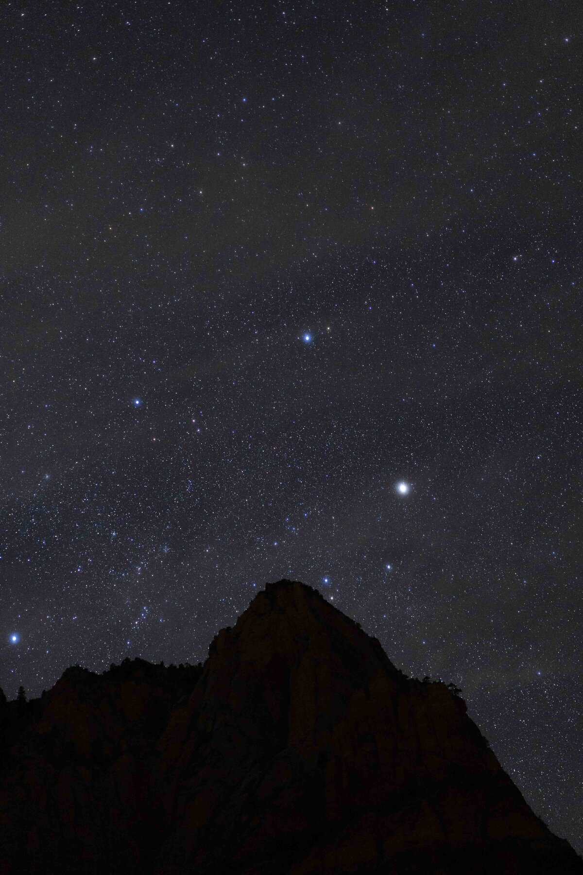 Nightscapes and Stargazing in Zion National Park in Utah Astrophotography_By Stephanie Vermillion