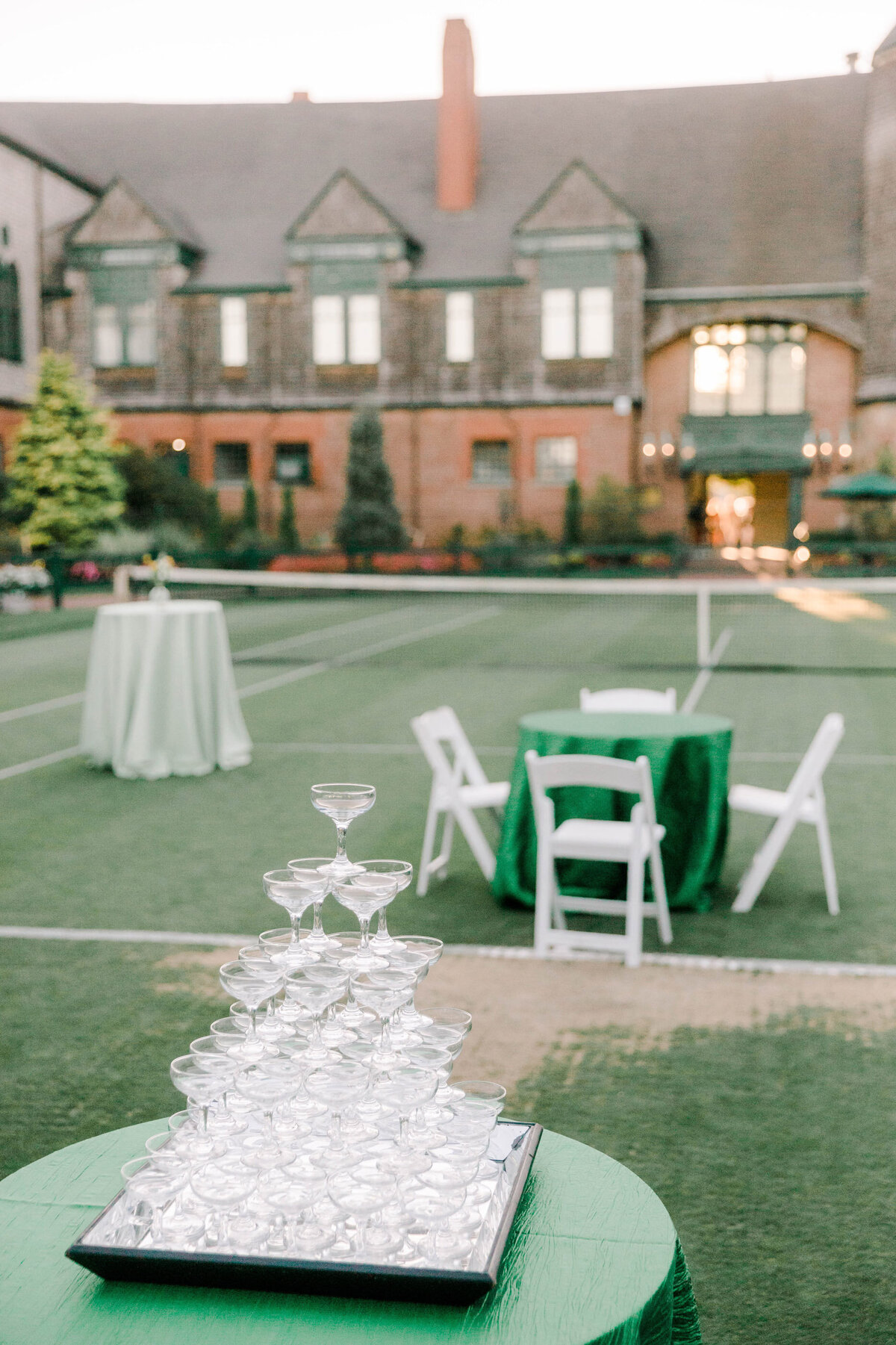 Kate-Murtaugh-Events-Newport-Tennis-Hall-of-Fame-RI-champagne-tower