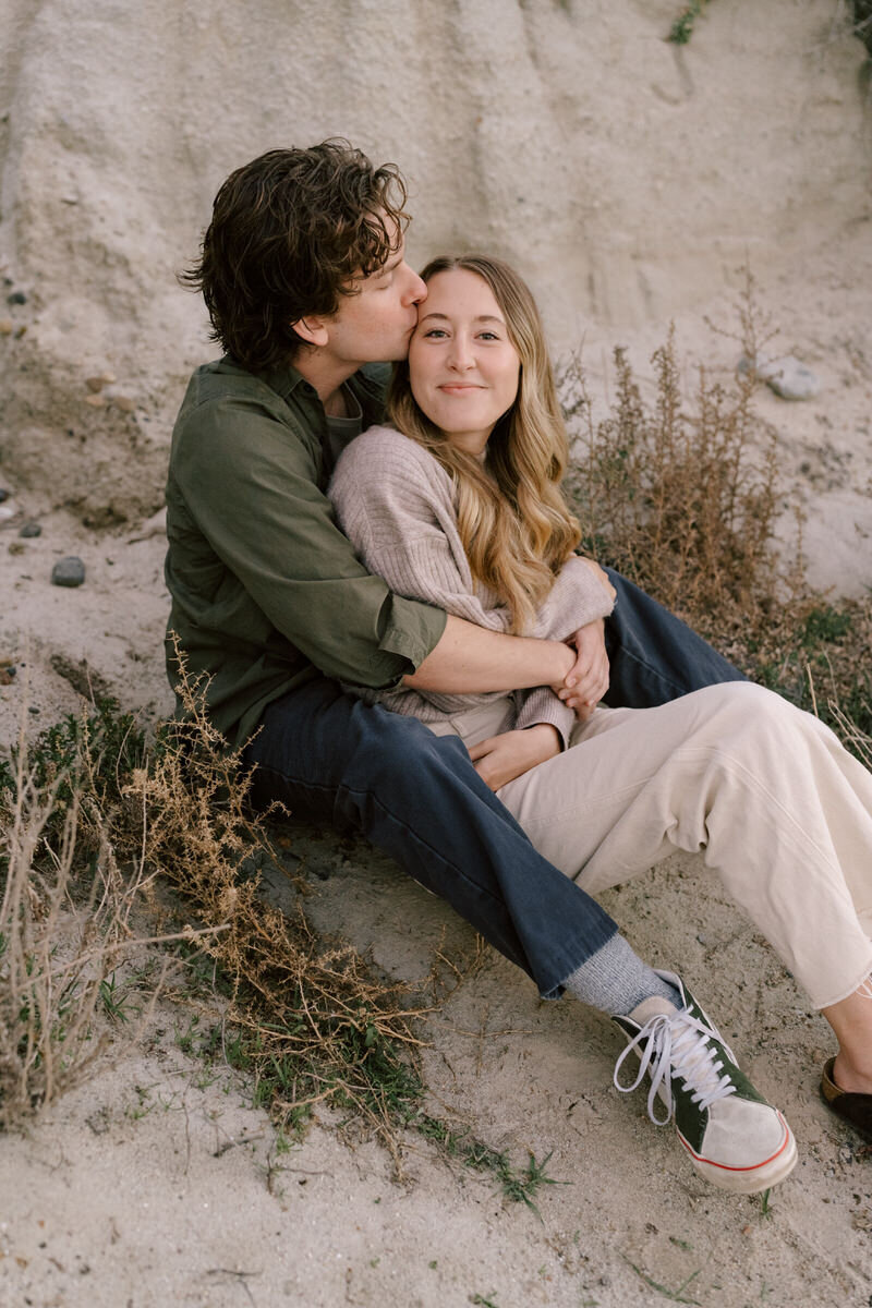 A couple session in San Clemente, CA at sunrise