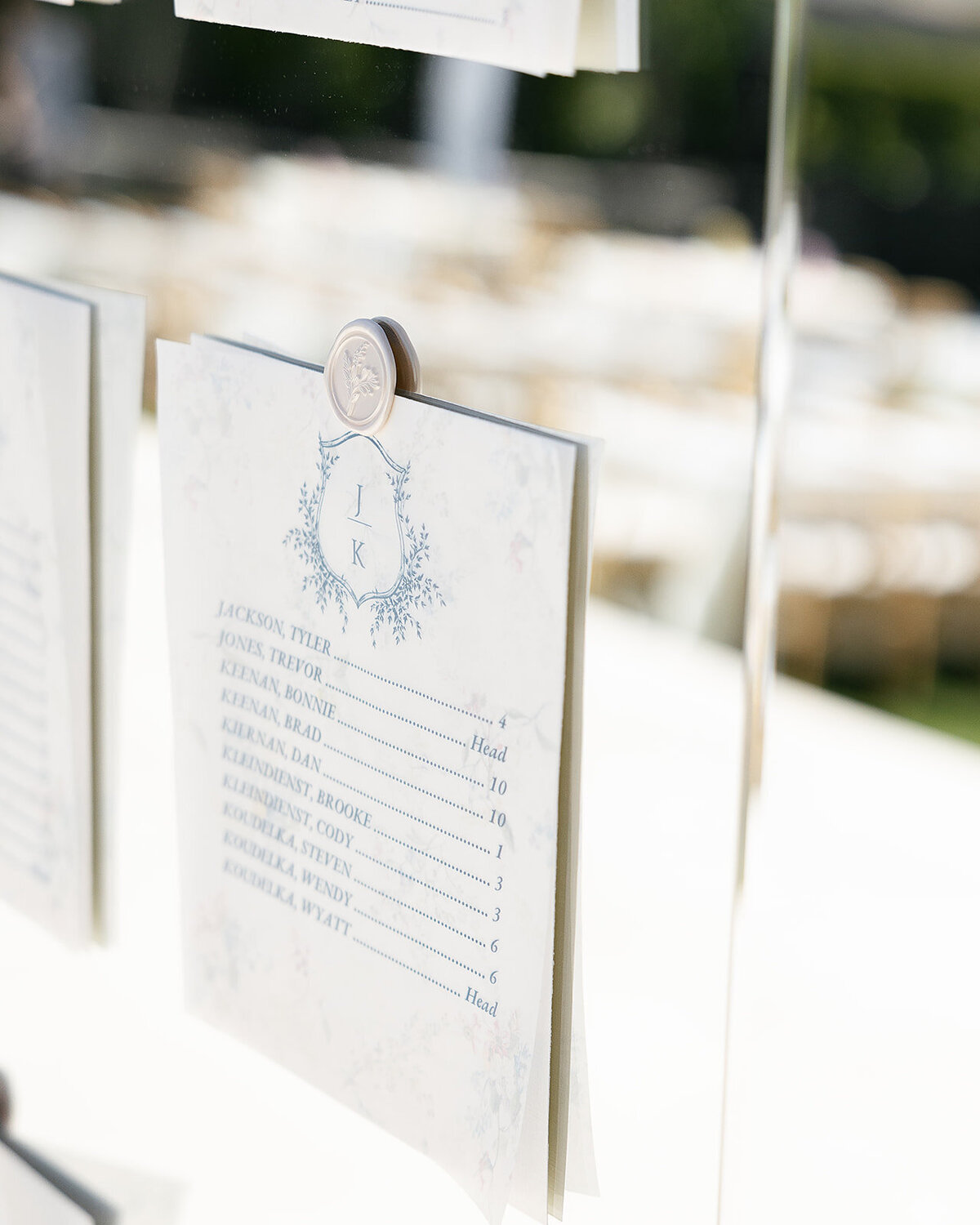 wedding reception details tableplan arizona