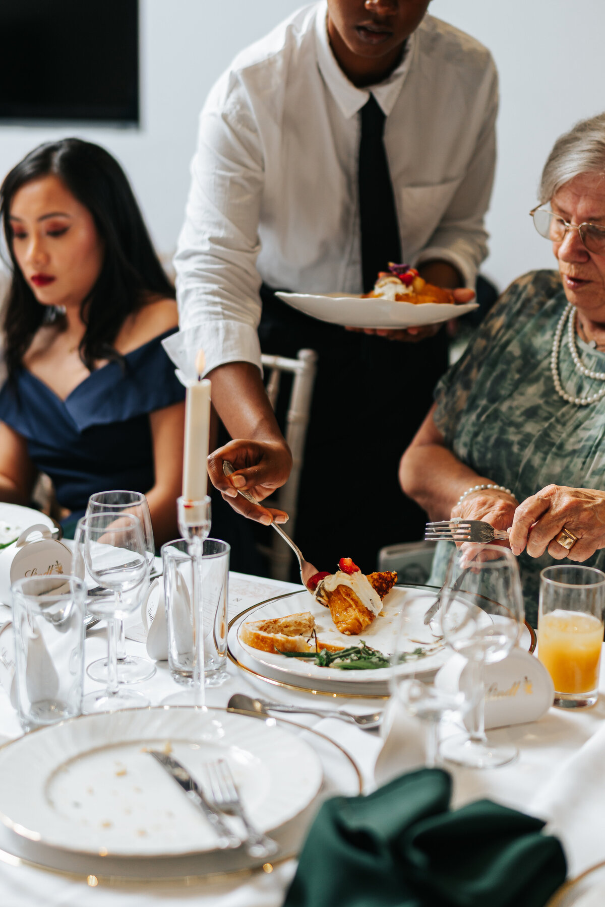 Nouré & Co luxury catering display in London event gallery