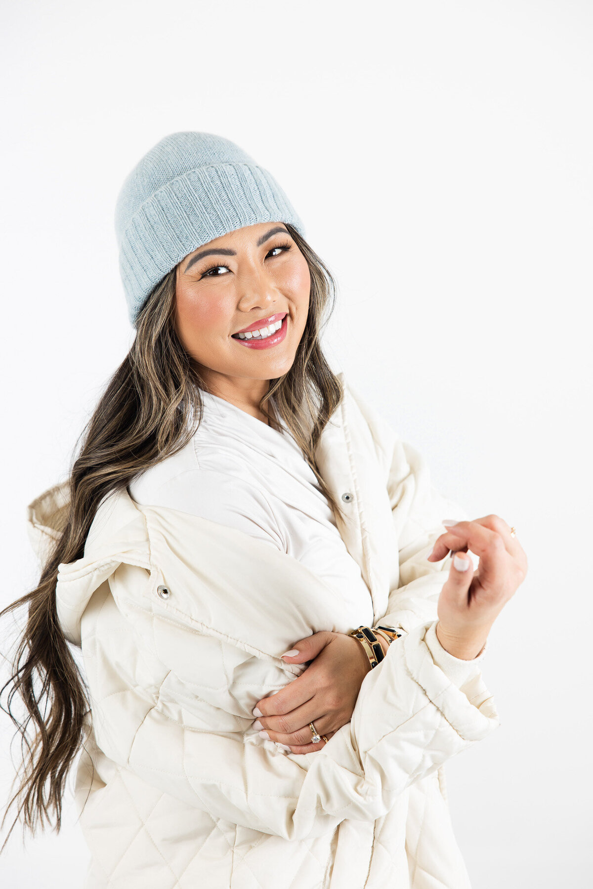 Coastal Cashmere Seattle Beanie Sky Blue 2