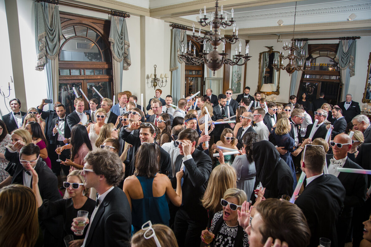 Dancing at Capital City Club Downtown Wedding