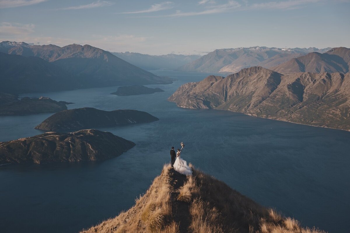 Pre-wedding photoshoot, Coromandel Peak, Wanaka.