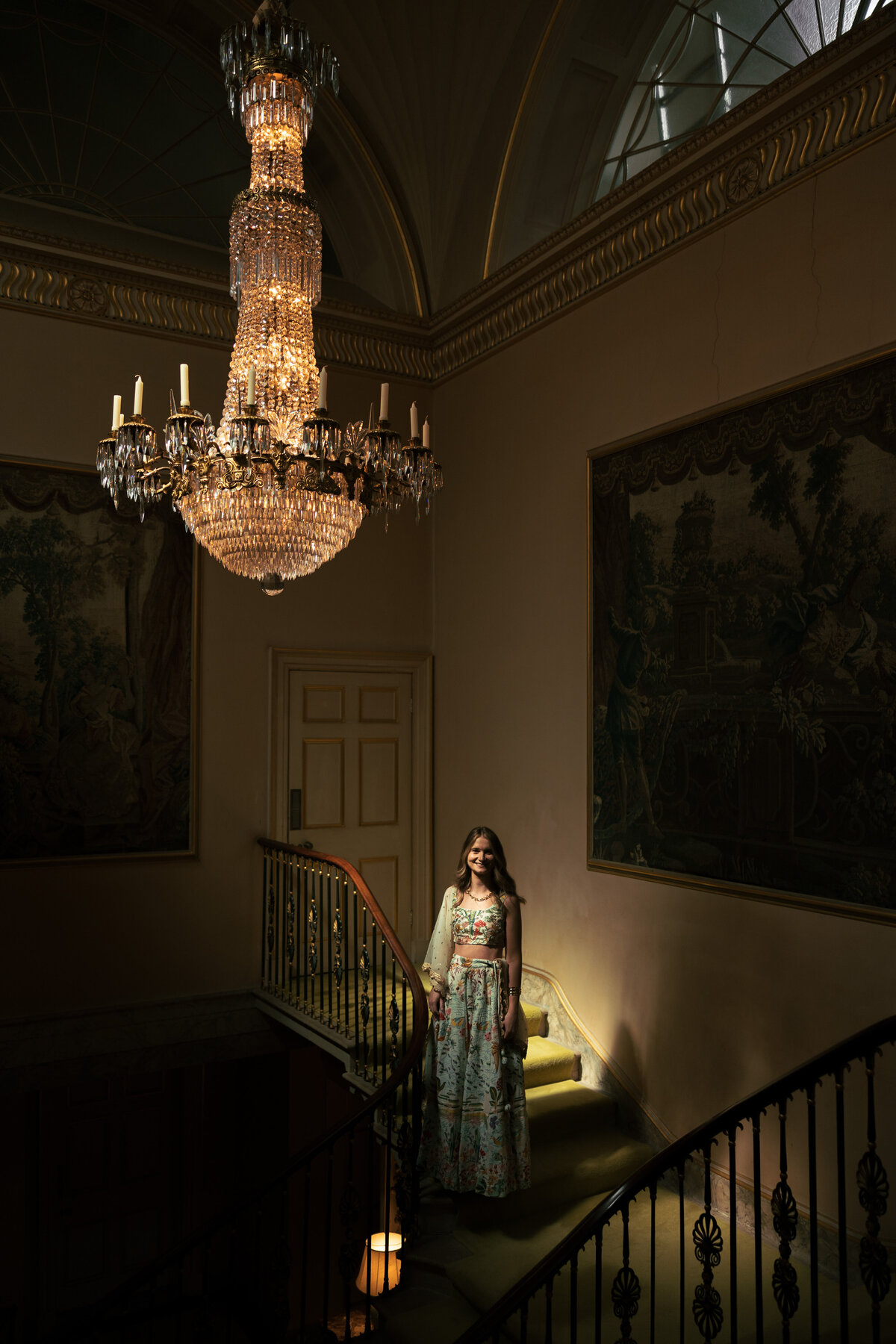 Bridal prep at Sezincote wedding