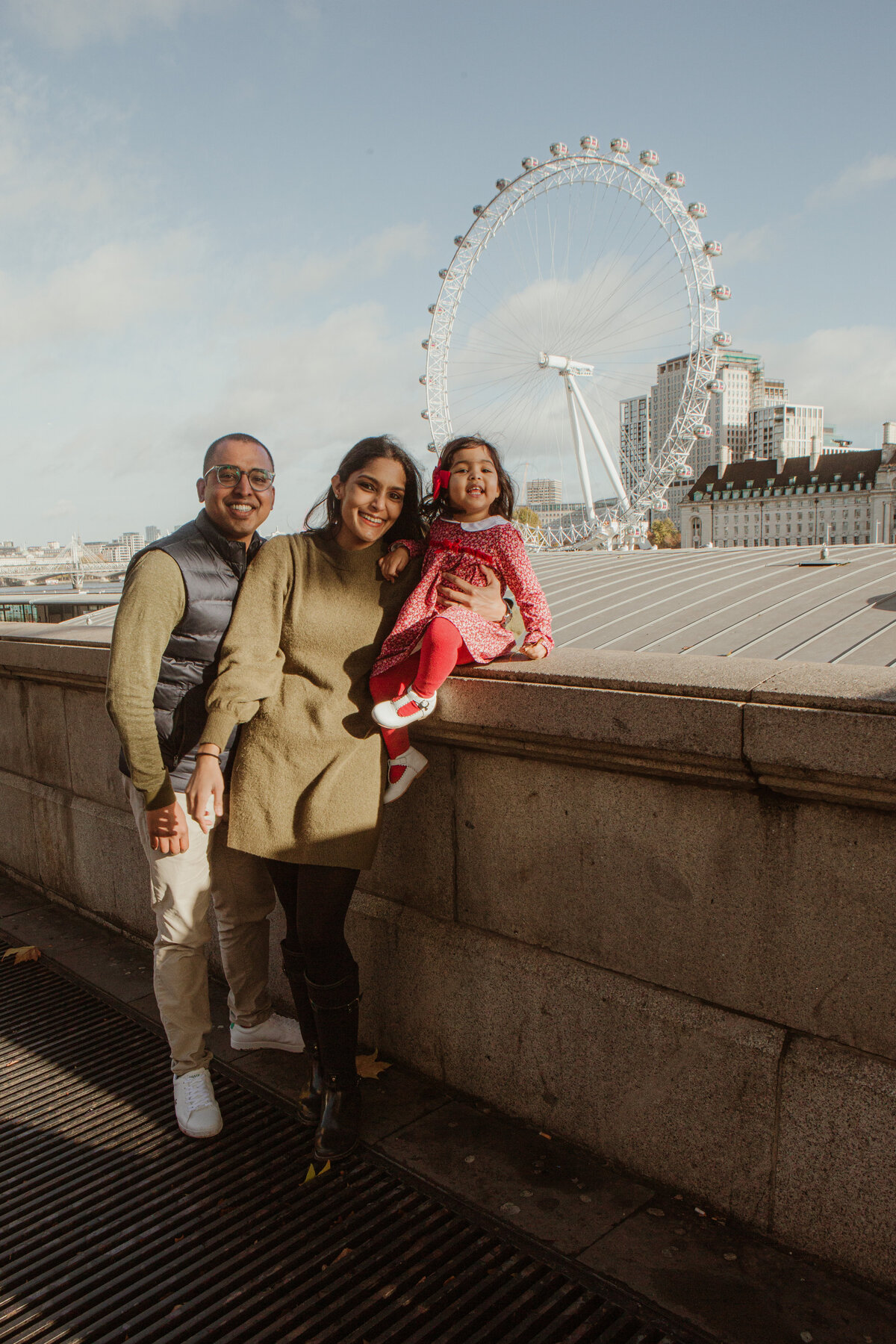 Perfect day sight seeing in London for this family photoshoot