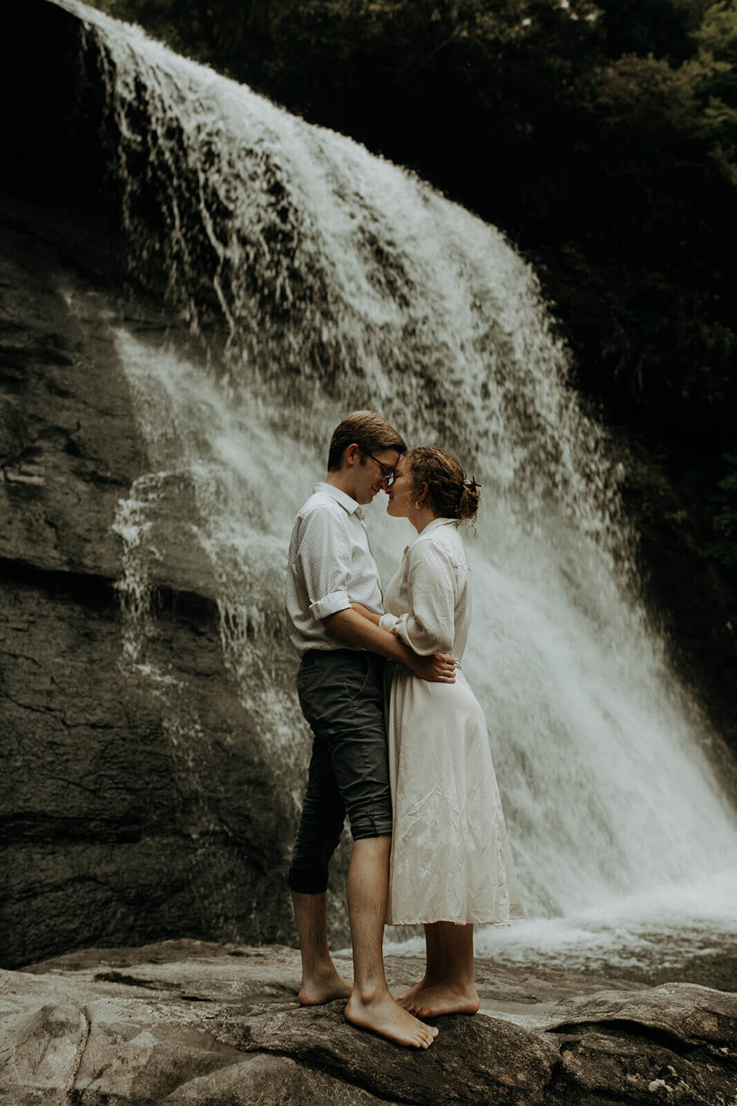 waterfall elopement photography