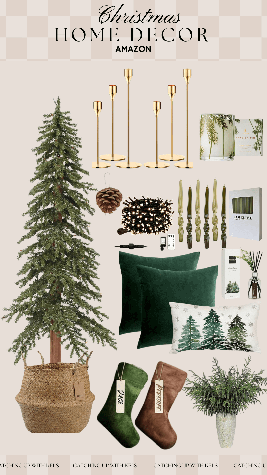 Christmas Decor Post for LikeToKnow.It Influencer